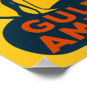  De Golf van Amerika Travel Beach Poster (Hoek)