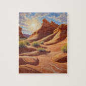 De golf van Arizona in Coyote Buttes Legpuzzel (Verticaal)