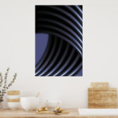 De golf van Gregory Gallo Poster (Keuken)