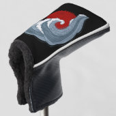 De golf van Kanagawa Golfheadcover (3/4 voorkant)