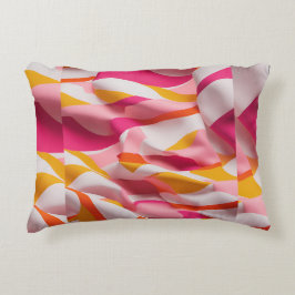 De golf van licht accent kussen