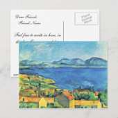 De Golf van Marseille uit L'Estaque Briefkaart (Voorkant / Achterkant)