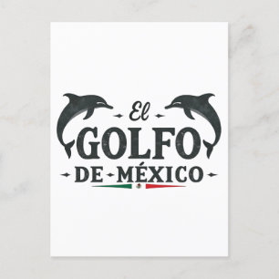 De Golf van Mexico Amerikaanse Golf van Mexico  Aankondigingskaart