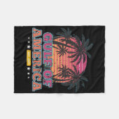 De Golf van Mexico Fleece Deken (Voorkant (Horizontaal))