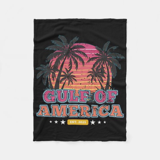 De Golf van Mexico Fleece Deken (Voorkant)