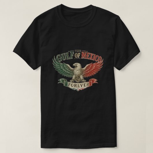 DE GOLF VAN MEXICO VOOR ALTJD T-SHIRT (Design voorkant)