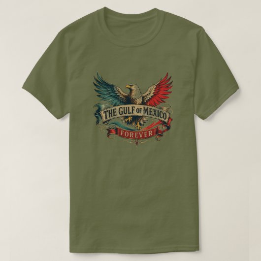 DE GOLF VAN MEXICO VOOR ALTJD T-SHIRT (Design voorkant)