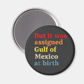 De Golf van Mexico werd bij de geboorte toegewezen Magneet (Voorkant / Achterkant)