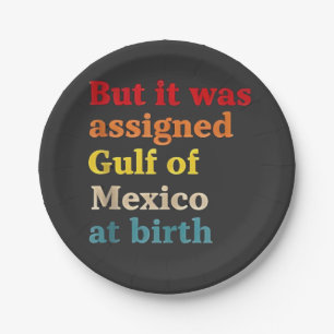 De Golf van Mexico werd bij de geboorte toegewezen Papieren Bordje