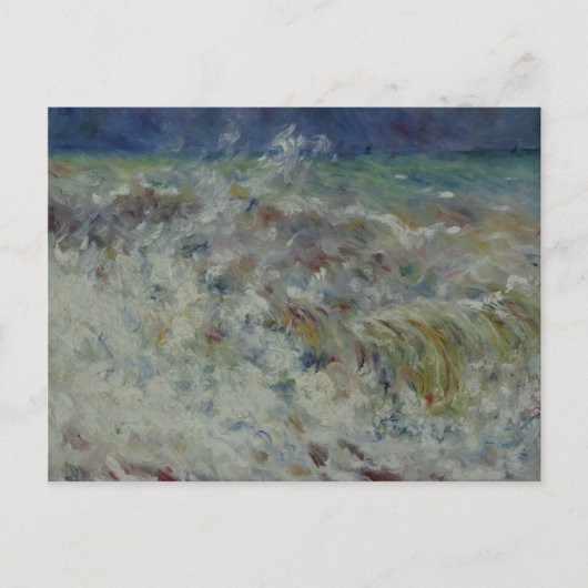 De golf van Pierre-Auguste Renoir Briefkaart (Voorkant)