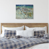 De golf van Pierre-Auguste Renoir Canvas Afdruk (Insitu (Slaapkamer))