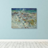 De golf van Pierre-Auguste Renoir Canvas Afdruk (Insitu (Houten vloer))