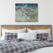 De golf van Pierre-Auguste Renoir Canvas Afdruk (Insitu (Slaapkamer))