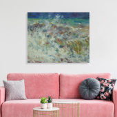 De golf van Pierre-Auguste Renoir Canvas Afdruk (Insitu (Woonkamer))