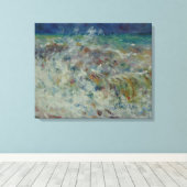 De golf van Pierre-Auguste Renoir Canvas Afdruk (Insitu (Houten vloer))