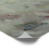 De golf van Pierre-Auguste Renoir Poster (Hoek)