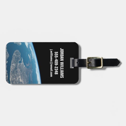 De Golf van St. Lawrence en Canada. Bagagelabel (Voorkant horizontaal)