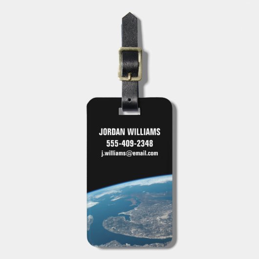 De Golf van St. Lawrence en Canada. Bagagelabel (Voorkant verticaal)