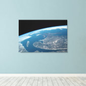 De Golf van St. Lawrence en Canada. Canvas Afdruk (Insitu (Houten vloer))