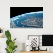 De Golf van St. Lawrence en Canada. Poster (Thuiskantoor)