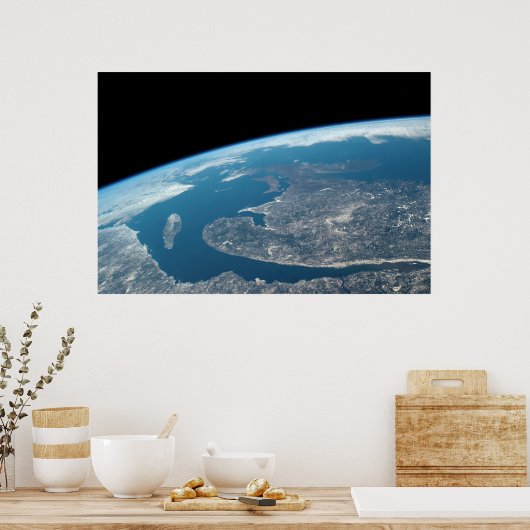 De Golf van St. Lawrence en Canada. Poster (Keuken)