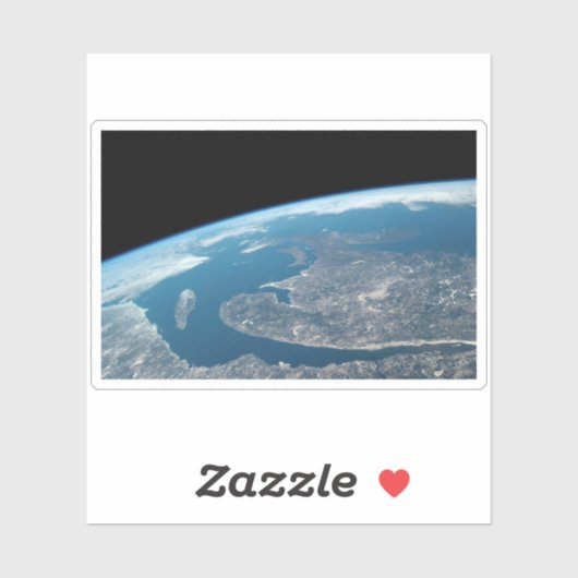 De Golf van St. Lawrence en Canada. Sticker (Vel)