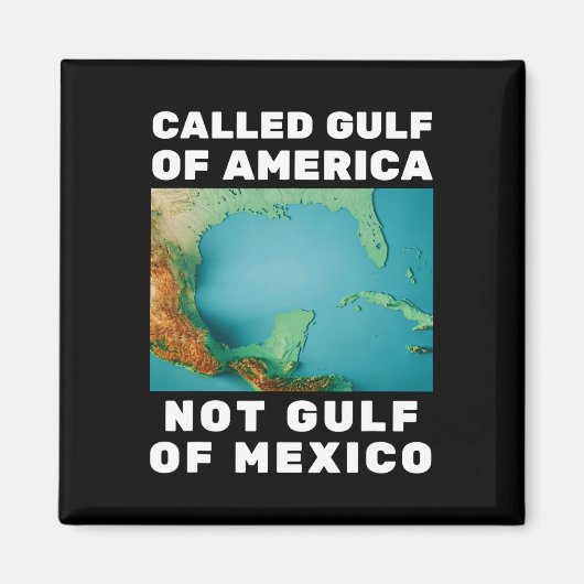 De Golf van Trump, niet de Golf van Mexico Magneet (Voorkant)