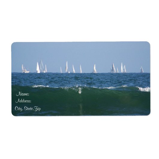 De golf_ vangen etiket (Voorkant)