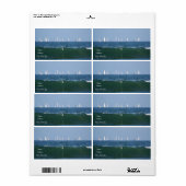 De golf_ vangen etiket (Full Sheet)