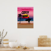 De golf vangen poster (Keuken)