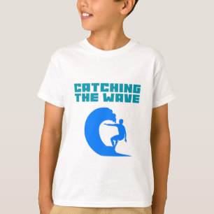 De golf vangen - Surfen T-shirt