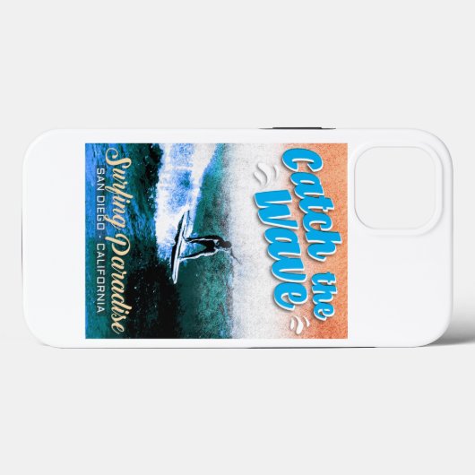 De golf vangen - Surfparadijs Case-Mate iPhone Case (Achterkant (horizontaal))
