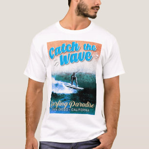 De golf vangen - Surfparadijs T-shirt