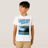 De golf vangen - Surfparadijs T-shirt (Voorkant volledig)