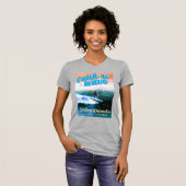 De golf vangen - Surfparadijs T-shirt (Voorkant volledig)