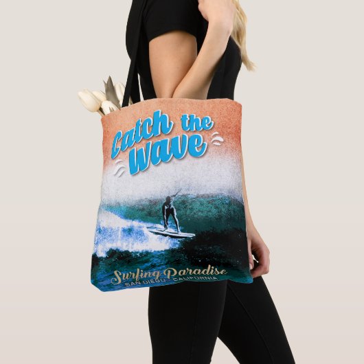 De golf vangen - Surfparadijs Tote Bag (Dichtbij)