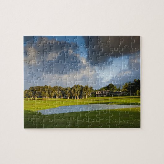 De golfbaan Makai in Princeville Legpuzzel (Horizontaal)