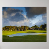 De golfbaan Makai in Princeville Poster (Voorkant)
