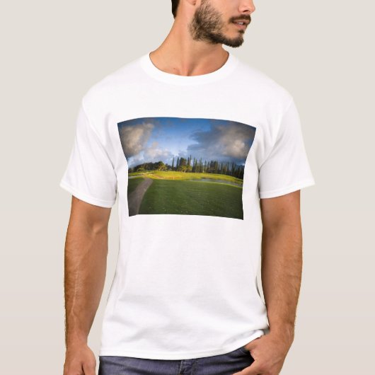 De golfbaan Makai in Princeville T-shirt (Voorkant)