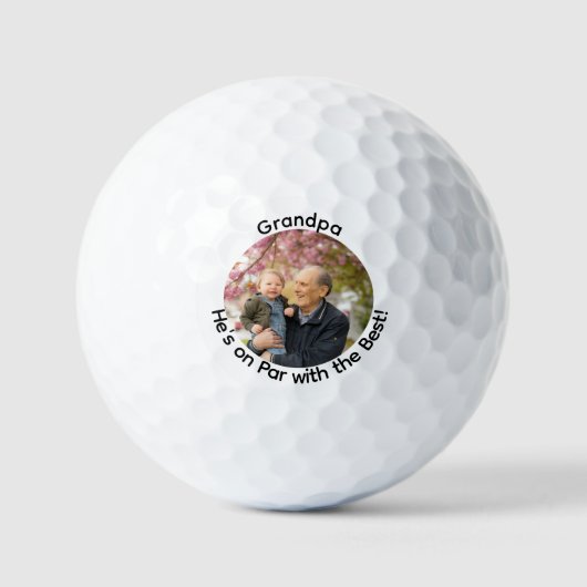 De golfbal van opa golfballen (Voorkant)