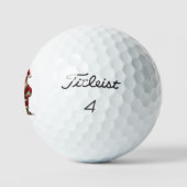 De golfbal van Santa Swingin Golfballen (Logo)