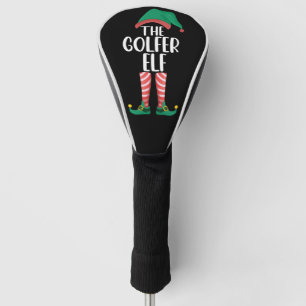 De golfer elf golf familie bijpassende Kerstmis Golfheadcover