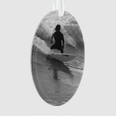 De golfgrayscale overleven ornament (voorkant)