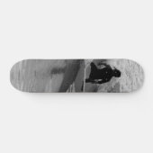 De golfgrayscale overleven persoonlijk skateboard (Horizontaal)
