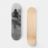 De golfgrayscale overleven persoonlijk skateboard (Voorkant)