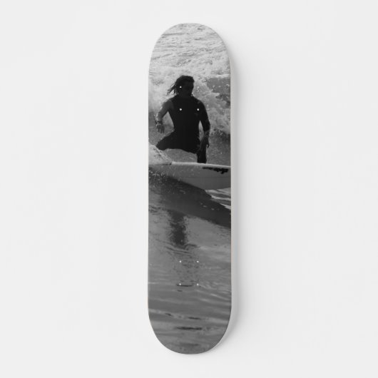 De golfgrayscale overleven persoonlijk skateboard (Voorkant)
