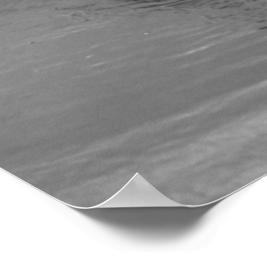 De golfgrayscale overleven poster (Hoek)
