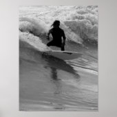 De golfgrayscale overleven poster (Voorkant)