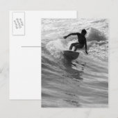 De golfgrayscale uitrusten briefkaart (Voorkant / Achterkant)
