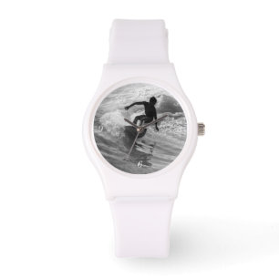 De golfgrayscale uitrusten horloge